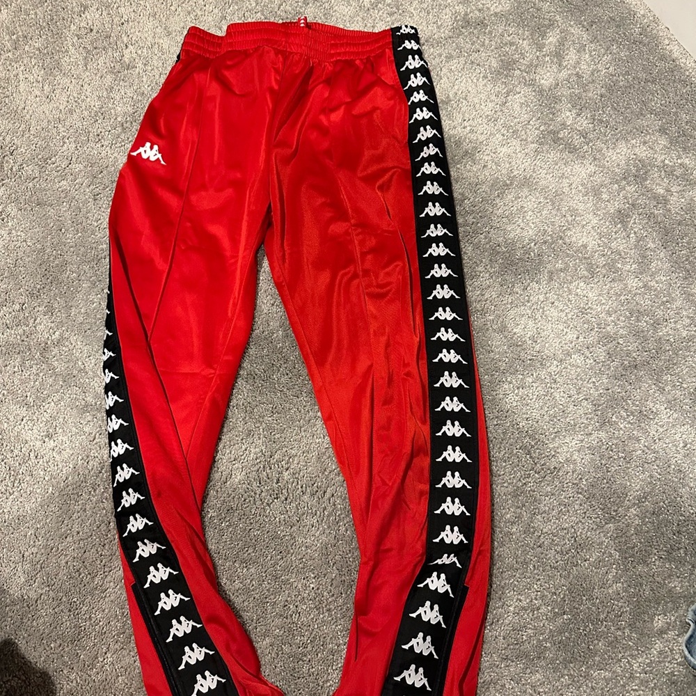 Kappa Red Track Pants